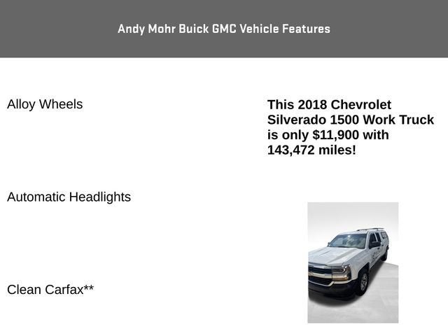 2018 Chevrolet Silverado 1500 Work Truck