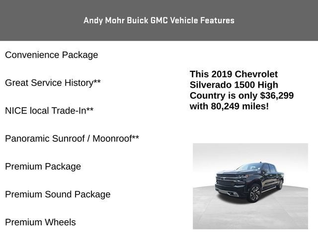 2019 Chevrolet Silverado 1500 High Country
