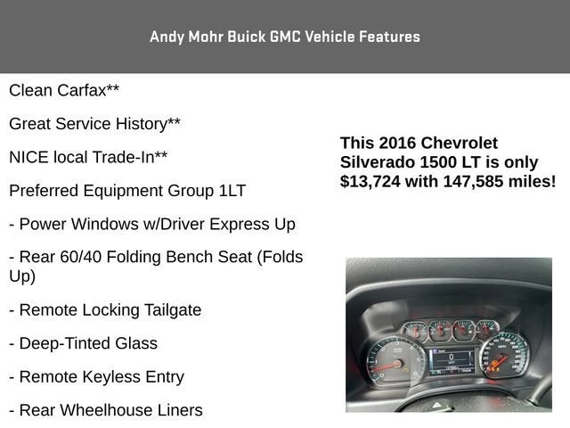 2016 Chevrolet Silverado 1500 LT