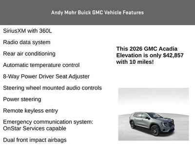 2026 GMC Acadia Elevation