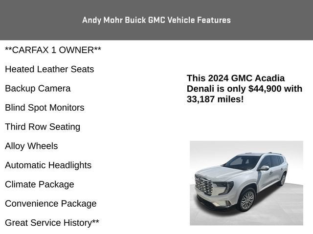 2024 GMC Acadia Denali