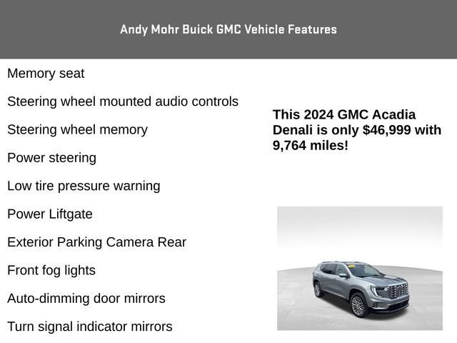 2024 GMC Acadia Denali