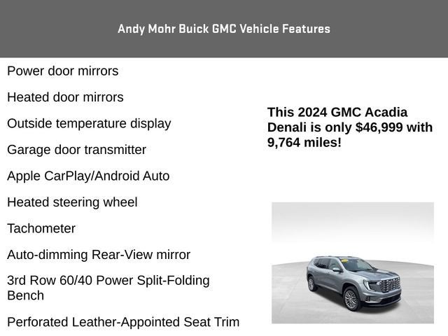 2024 GMC Acadia Denali