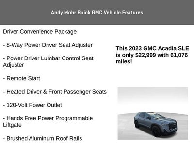 2023 GMC Acadia SLE