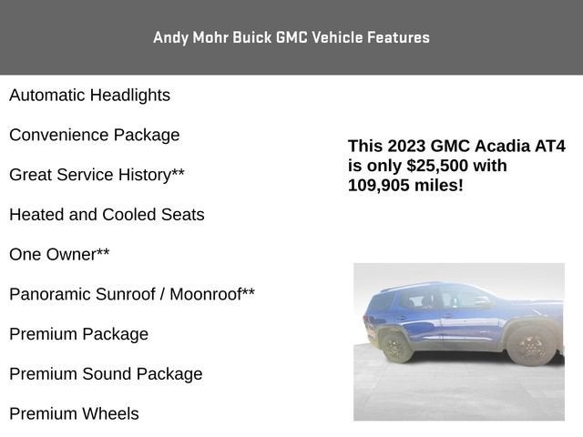2023 GMC Acadia AT4