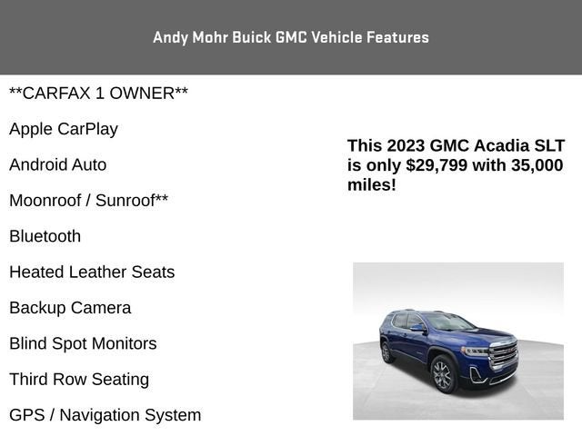 2023 GMC Acadia SLT