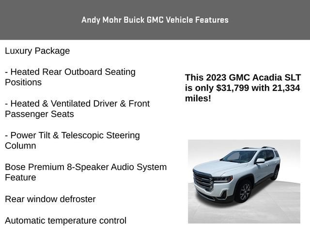 2023 GMC Acadia SLT