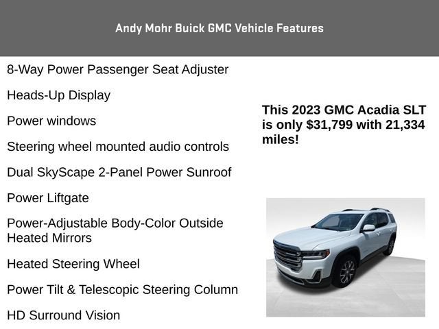 2023 GMC Acadia SLT