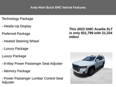 2023 GMC Acadia SLT