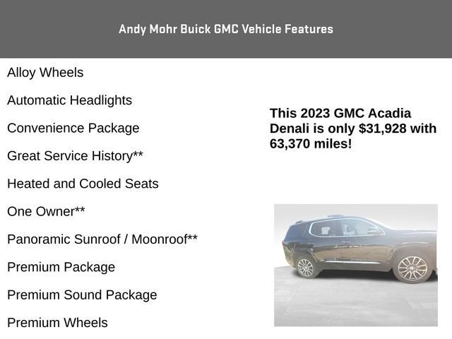 2023 GMC Acadia Denali
