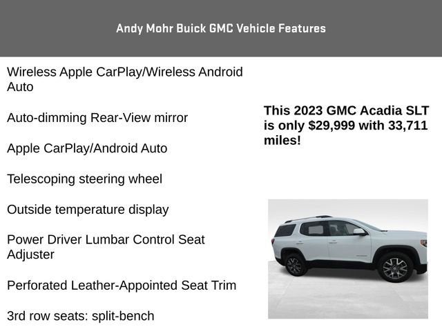 2023 GMC Acadia SLT