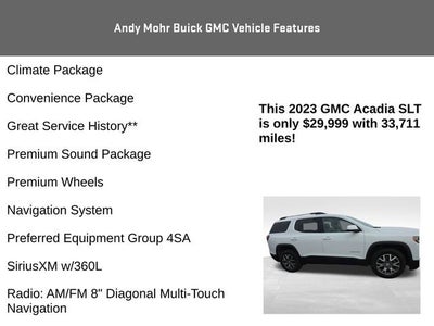 2023 GMC Acadia SLT