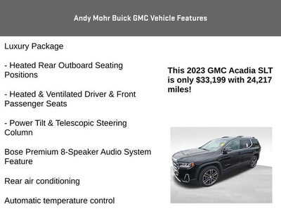 2023 GMC Acadia SLT