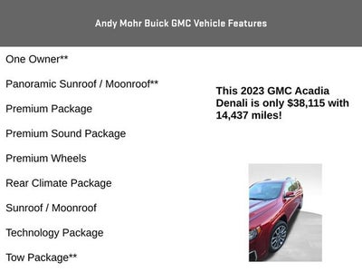 2023 GMC Acadia Denali