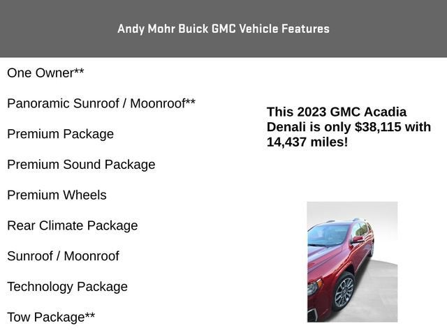 2023 GMC Acadia Denali