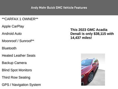 2023 GMC Acadia Denali
