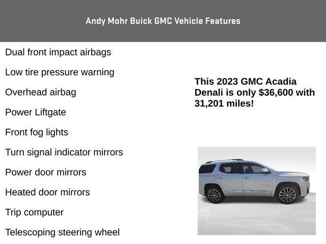 2023 GMC Acadia Denali
