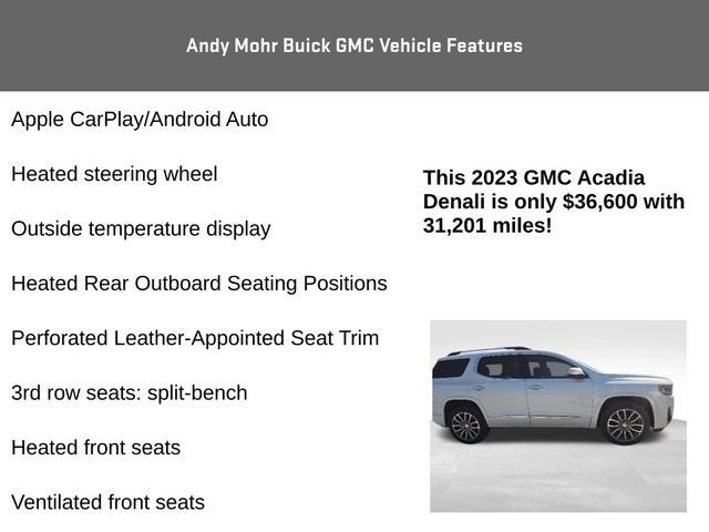 2023 GMC Acadia Denali