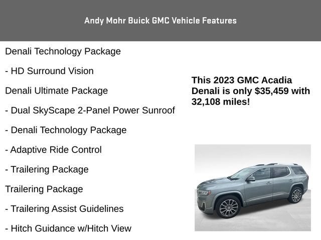 2023 GMC Acadia Denali