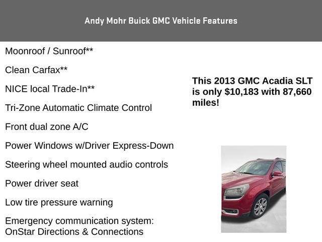 2013 GMC Acadia SLT