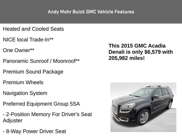 2015 GMC Acadia Denali