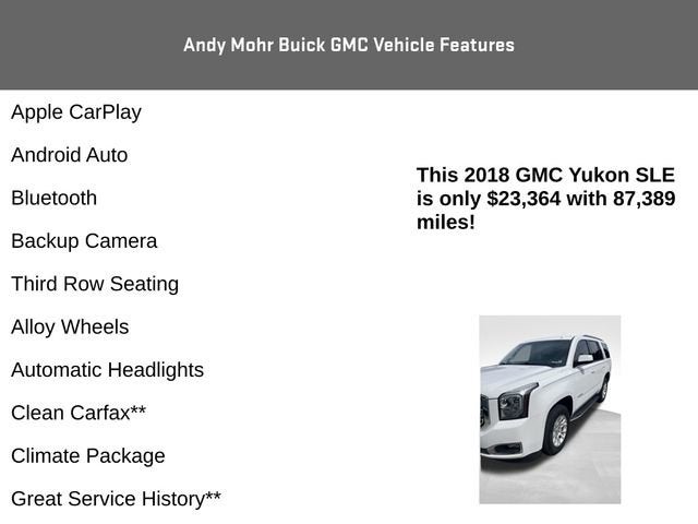 2018 GMC Yukon SLE
