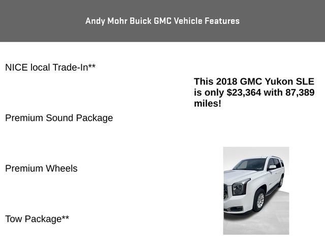 2018 GMC Yukon SLE