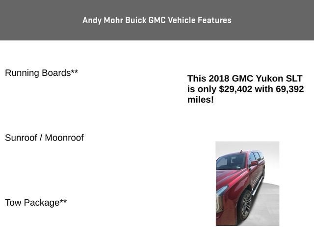 2018 GMC Yukon SLT