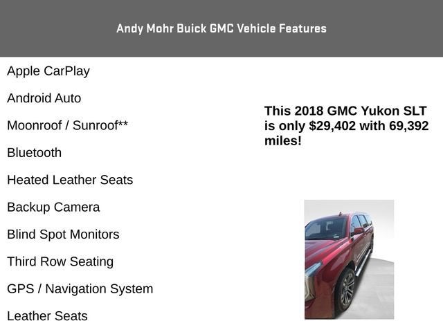 2018 GMC Yukon SLT