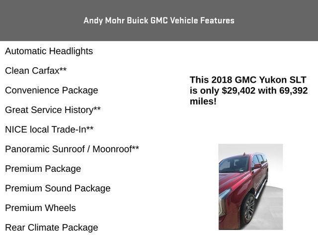 2018 GMC Yukon SLT