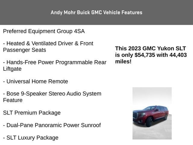 2023 GMC Yukon SLT