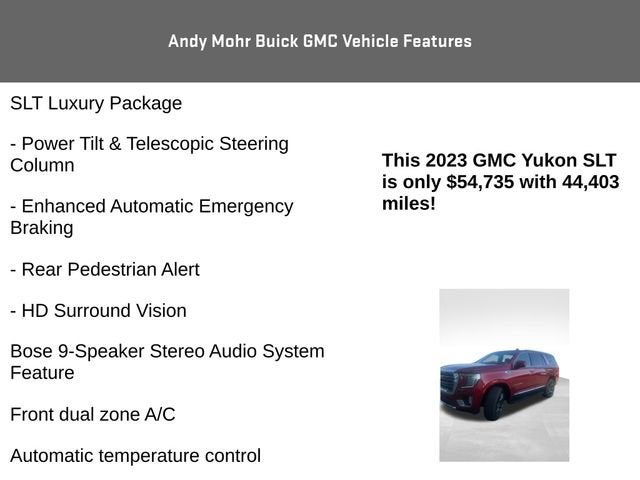 2023 GMC Yukon SLT
