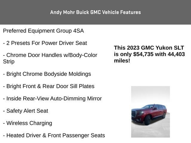 2023 GMC Yukon SLT