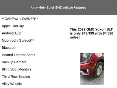 2023 GMC Yukon SLT