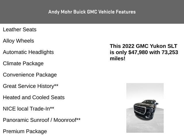 2022 GMC Yukon SLT
