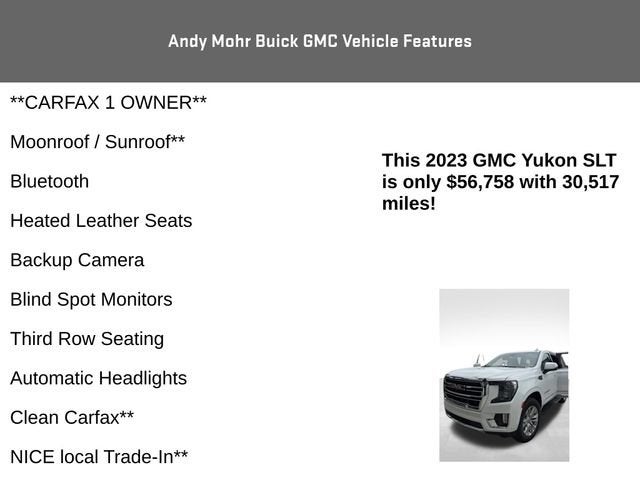 2023 GMC Yukon SLT