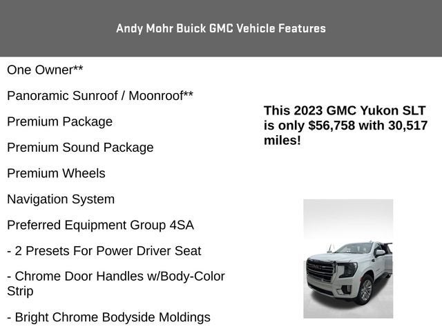 2023 GMC Yukon SLT