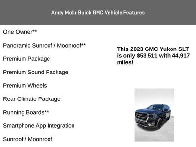 2023 GMC Yukon SLT