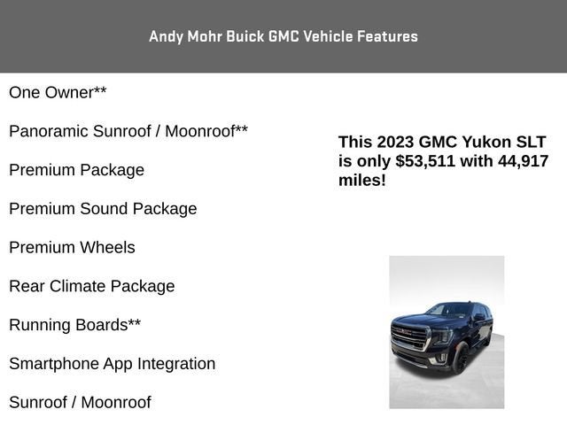 2023 GMC Yukon SLT