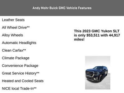 2023 GMC Yukon SLT