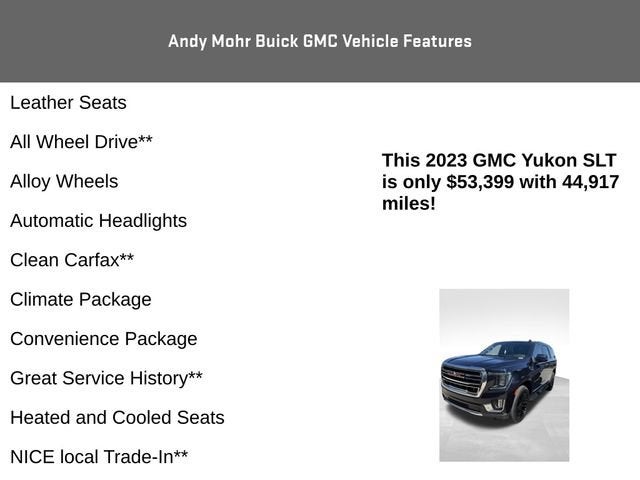 2023 GMC Yukon SLT