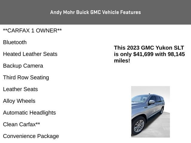 2023 GMC Yukon SLT
