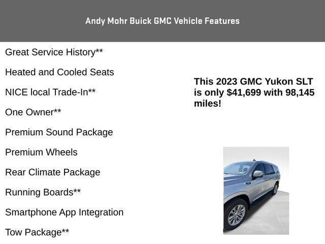 2023 GMC Yukon SLT