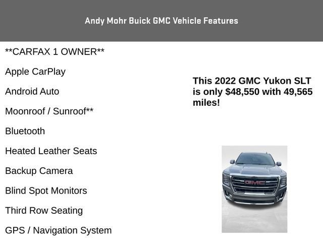 2022 GMC Yukon SLT