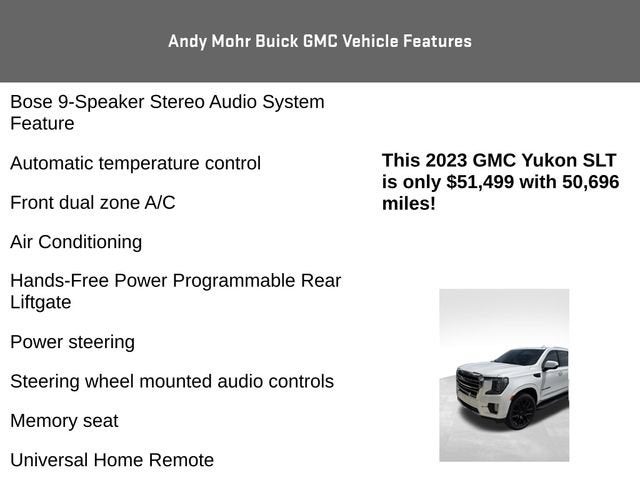2023 GMC Yukon SLT