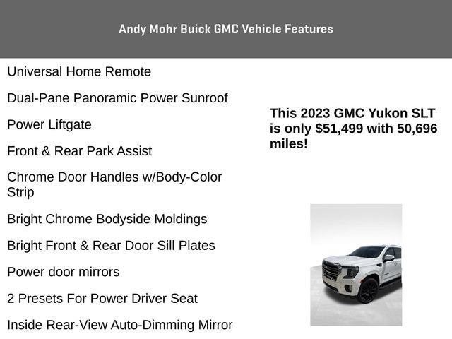 2023 GMC Yukon SLT