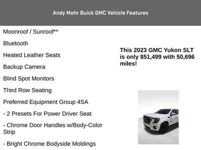 2023 GMC Yukon SLT