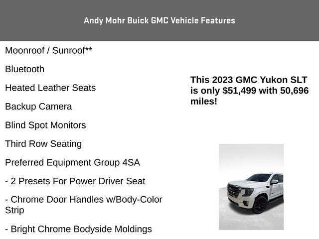 2023 GMC Yukon SLT
