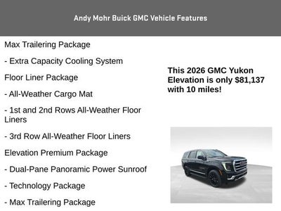 2026 GMC Yukon Elevation