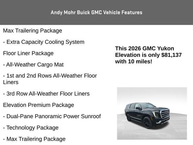 2026 GMC Yukon Elevation